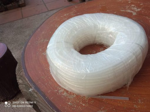 Ống silicone trắng trong cuộn 100 mét