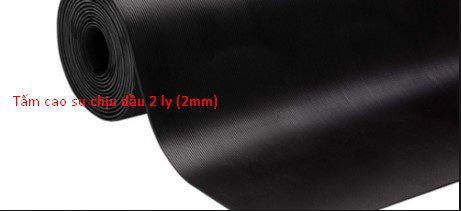 Tấm cao su chịu dầu 2 ly (2mm)