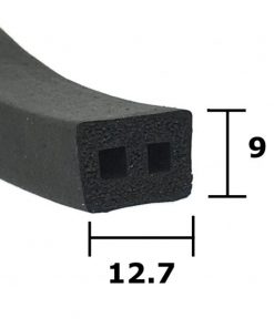 Gioăng cao su xop epdm 12mm x 9mm