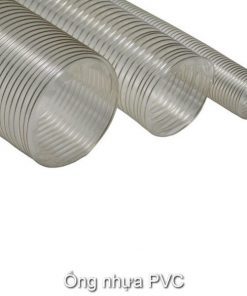 Ong nhua PVC hut bui gan thep