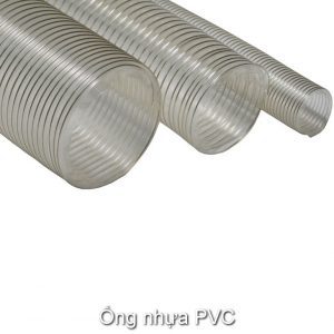Ong nhua PVC hut bui gan thep