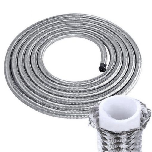 Ong nhua chiu nhiet teflon ptfe boc inox