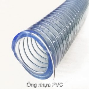 Ong nhua mem PVC loi thep