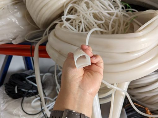 Gioăng silicone E10, E12, E14, E16, E18, E20, E22, E24, E26, E28, E30 tủ cơm, tủ sấy công nghiệp