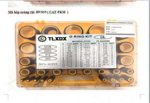 Hộp oring gioăng chỉ máy xúc, máy công trình Komatsu, Volvo, Doosan, Hitachi, Hyundai, Sumitomo, Kato, Cat Kobelco - Hình ảnh 4