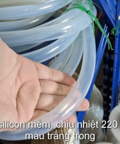Ống silicone chịu nhiệt phi 2, 3, 4, 5, 6, 7, 8, 9, 10 tới phi 30