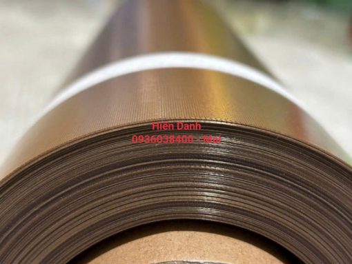 Vải Teflon PTFE Dùng Lót Máy và Băng Tải Chịu Nhiệt dày từ 0,08 tới 0,3mm