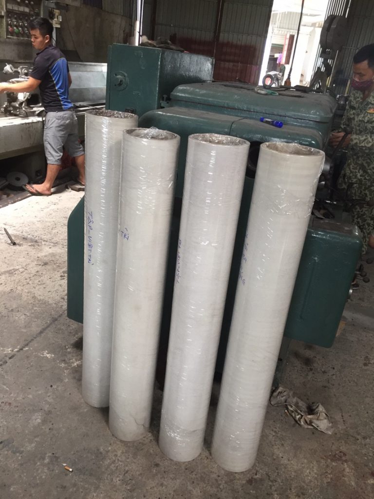 Bọc cao su cho rulô in - Hiển Danh